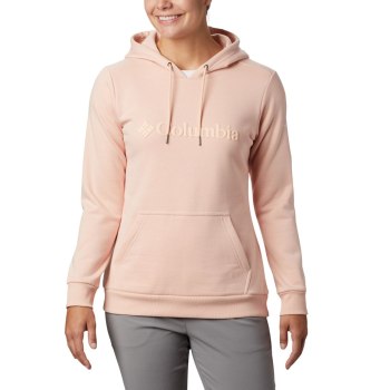 Columbia Ženske Majice S Kapuljačom - Logo Roze | IZLW-64123